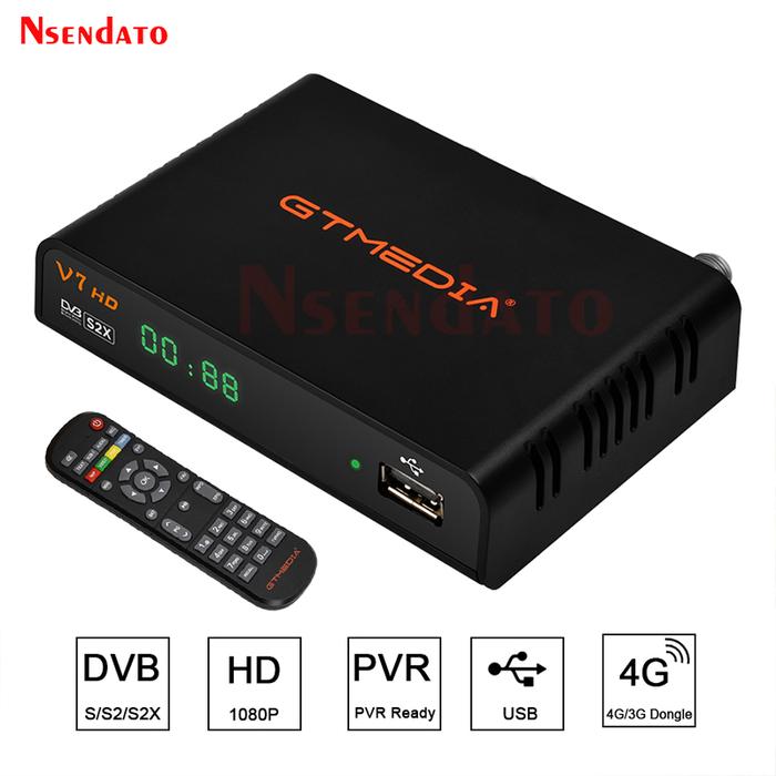 Gtmedia V7 HD DVB S2X S2 S Satelite Decoder TV Receiver Built-in WIFI