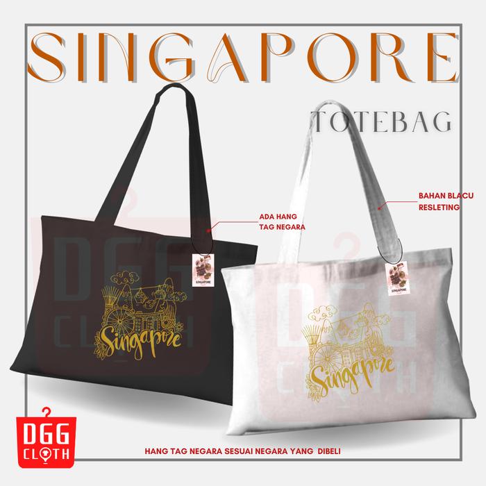 DGGClothing Totebag Souvenir Singapore Tas Totebag Oleh Oleh Singapura 10