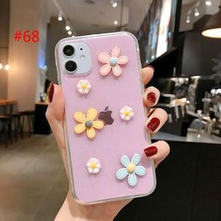 3D CASE SAMSUNG A22 4G M32 4G M22 A22 5G CASING DAISY BLING FLOWER TIMBUL CLEAR CASING