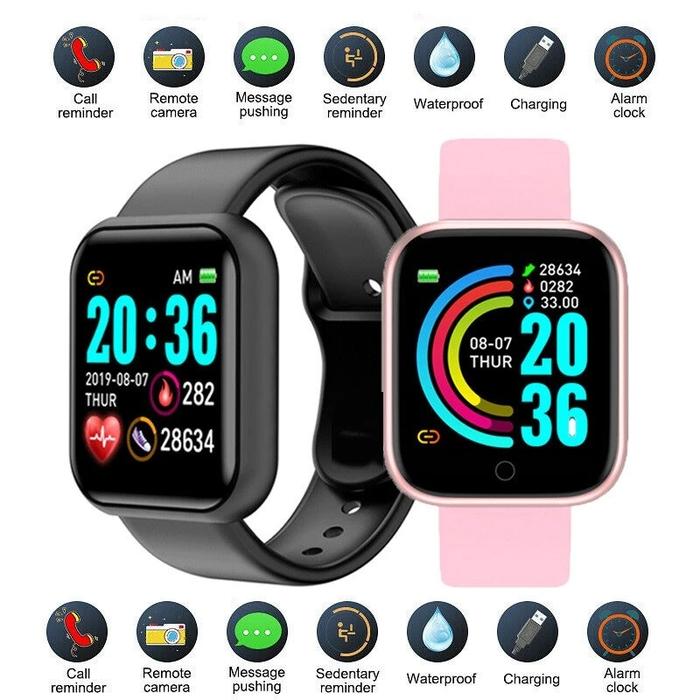 Y68 Smart Bracelet D20 Heart Rate Smart Bracelet Blood Pressure