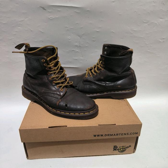 sepatu original dr Martens docmart 1460 aztec crazy horse us 9 kondisi bekas minus lengkap dus