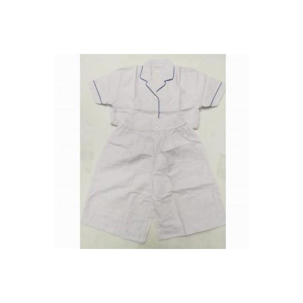 Baju Suster Sandrina Baju Suster Kulot Seragam Baby Sitter Pendek wanita  putih  setelan  celana  ka