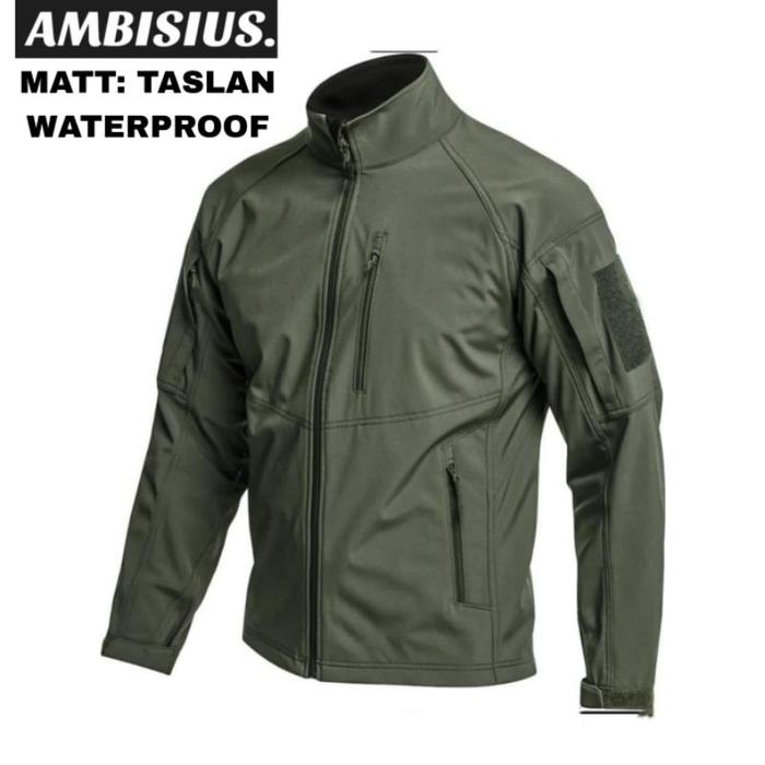 ready stock jaket CQR Men,d Fleece jaket Lined Tactical jaket winter outdoor taslan waterproof jaket