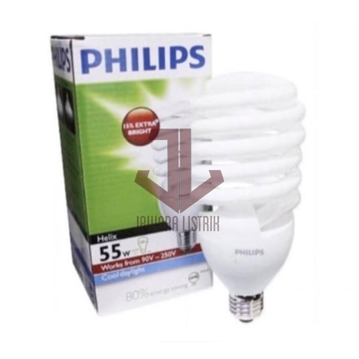 Philips Lampu Helix Spiral 55 Watt