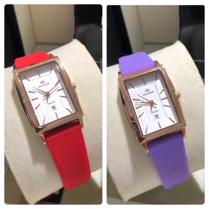 HW 1664L-1 TERBARU JAM TANGAN WANITA HEGNER 1664L-1 / HEGNER 1664 RUBBER [ORIGINAL]