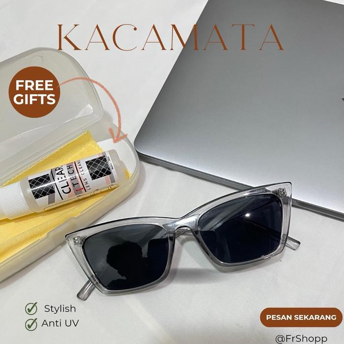 Kacamata Gentle Monster Frame AB 9029 Old Anti-Sinar UV400 Plastik Elastis Berkhualitas dengan Lensa