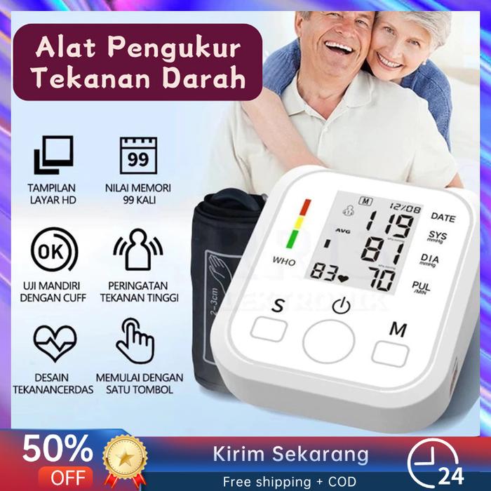 Tensimeter Digital Lengan Atas | Alat Pengukur Tekanan Darah | Spygmomanometer Digital | Tensimeter