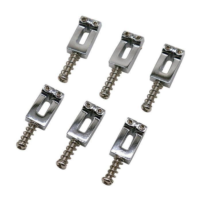 6pcs/Set Saddle Bridge Tremolo Gitar Elektrik Saddle Bridge Tremolo Bridge Stratocaster