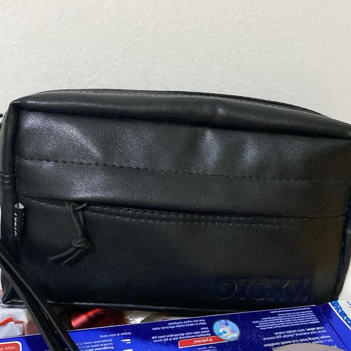 hand bag pria warna hitam centaurus m100