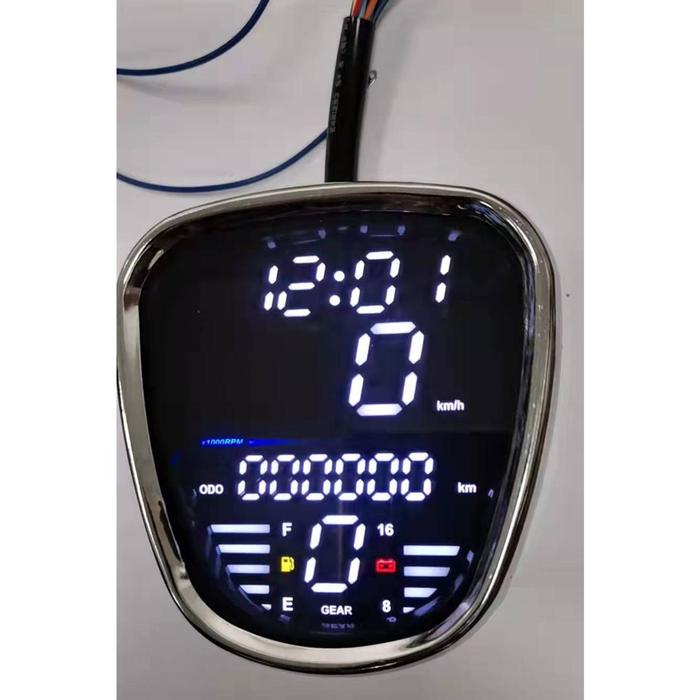 2022 Motorcycle Speedometer Digital LCD Electronics For Honda C70 LED