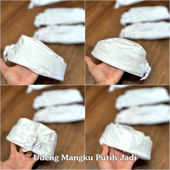 Udeng Putih Mangku Jadi (Bahan Bungkulan)