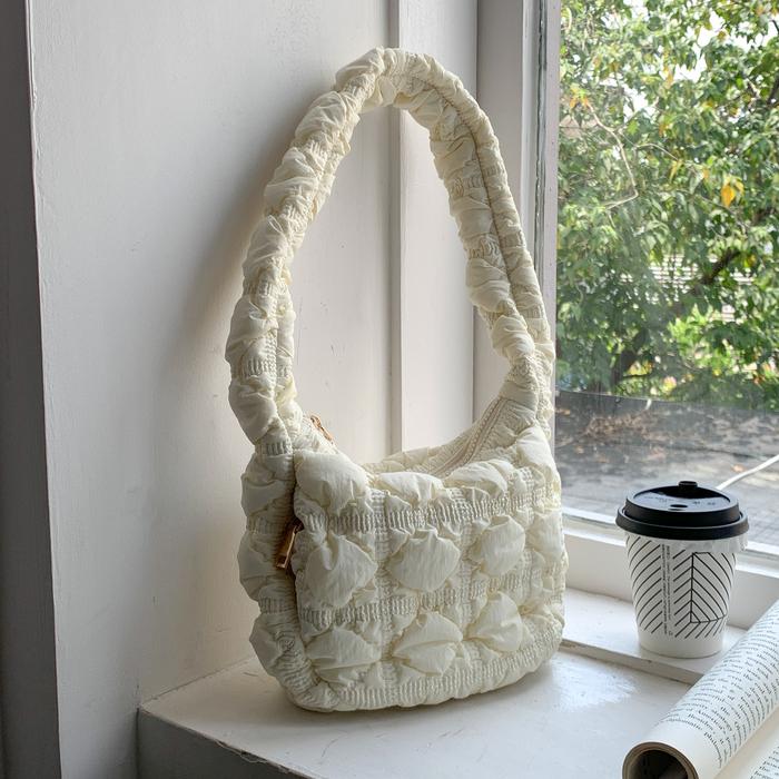 PositiveJune Quincy Bag - White