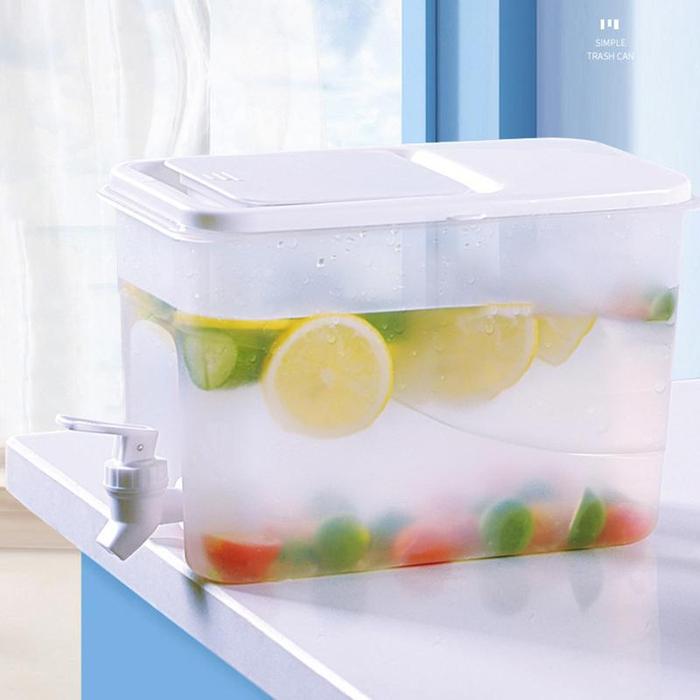 Botol minum kulkas, wadah botol air dapur, Pot air dingin, wadah