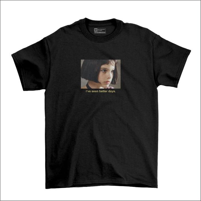 [HOT] Kaos Distro Leon The Professional (Matilda) Katun 24s T shirt Movie Film Pria Wanita