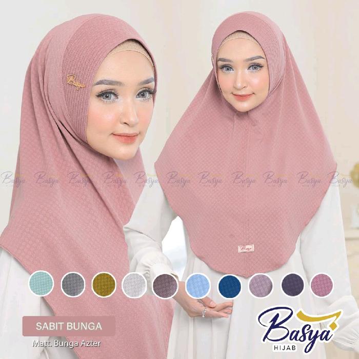 Hijab Sabit Bunga• Jilbab Barbara Azter•Bergo Daily• Hijab Cantik• Hijab Motif•kerudung bergo pad Mu