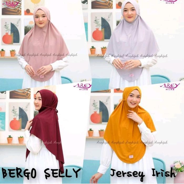 BERGO SELLY (NON PED TALI) JUMBO HIJAB ORI BY AREY