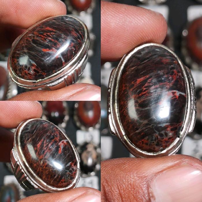 batu akik kelor merah ageman