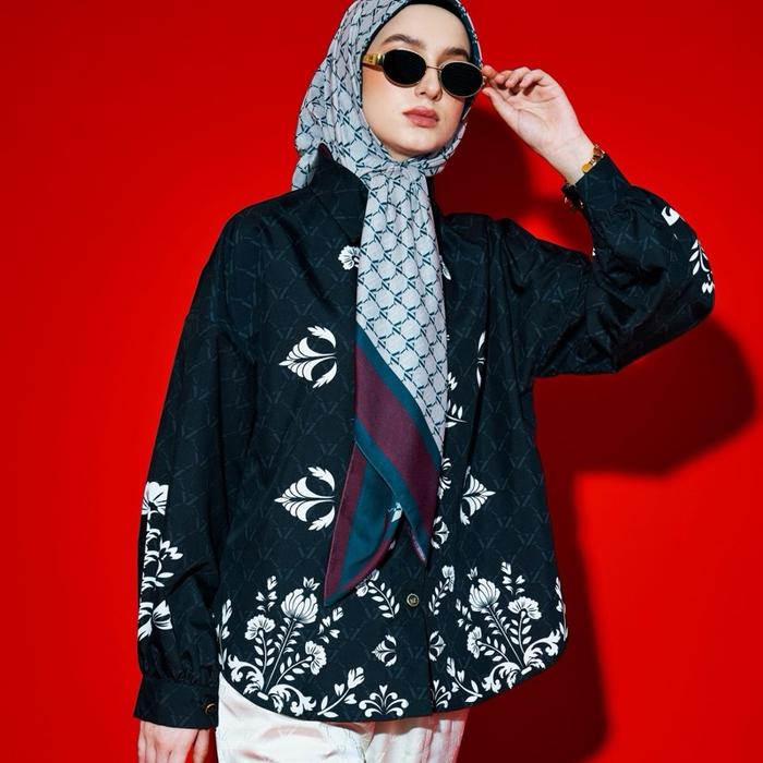 VIVI ZUBEDI NOURELLE TOP BLOUSE ATASAN VZ