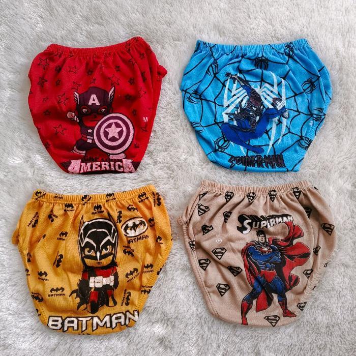 PREMIUM 12 PCS CD anak laki laki,celana dalam anak cowo,slempak anak karakter. Fashion