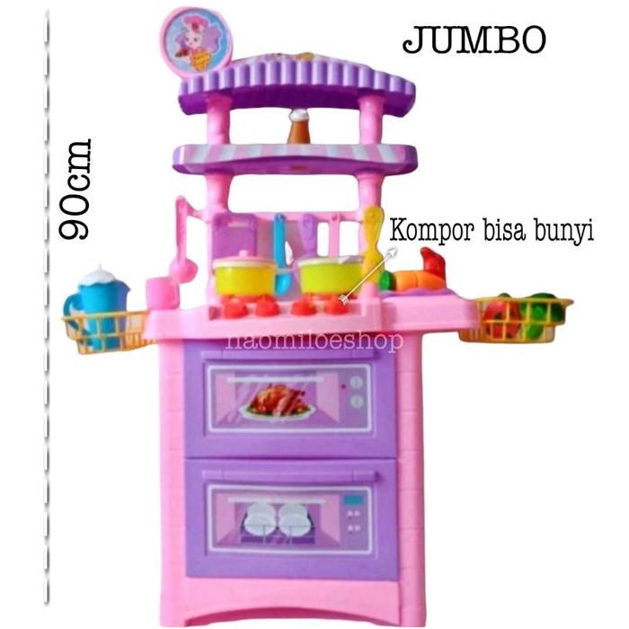 JUMBO Kantin senyum 75 MAINAN KITCHEN SET ELEKTRIK / MAINAN MASAK MASAKAN