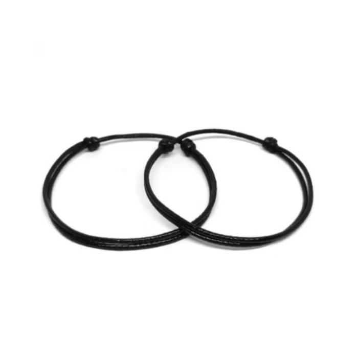 ￼GELANG TALI HITAM PRIA WANITA SIMPLE