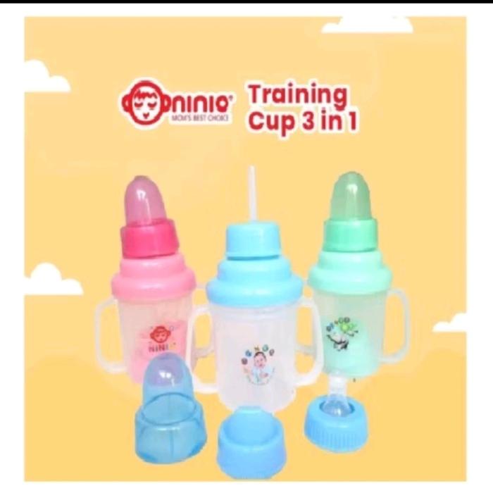 NINIO TRAINING CUP 3 IN 1 BOTOL MINUM BAYI