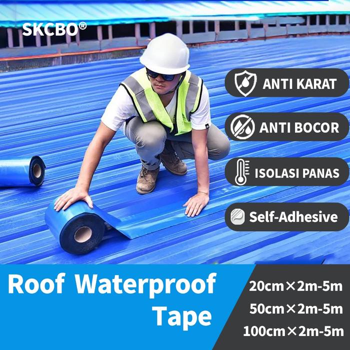 SKCBO COD Roof Waterproof Tape Lakban Aanti Bocor atap rumah Lakban Aluminium foil lakban super kuat