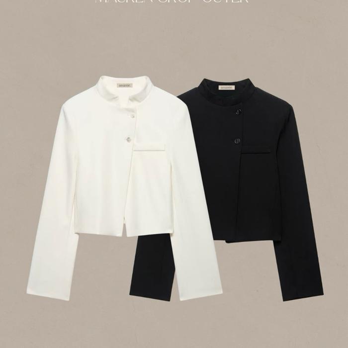 Mauren Crop Outer/ Outer wanita premium / Crop outer premium