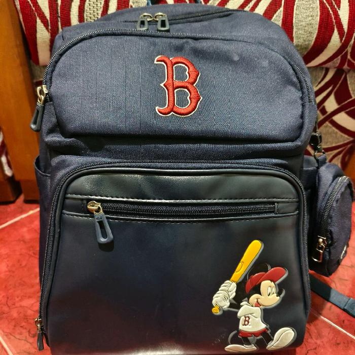 Tas Ransel Anak MLB x Disney Kondisi Second Pemakaian With Pouch