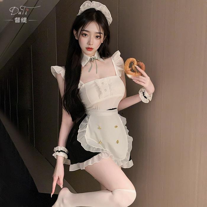 Lingerie Premium Lingerie Cosplay Lingering Wanita Hot Lingering Lingering Hot Baju Dinas Mal