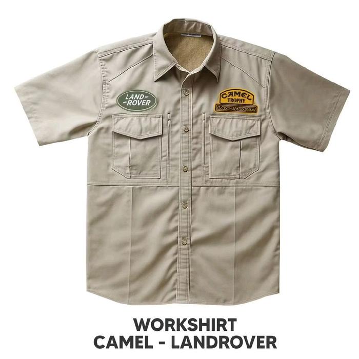Workshirt Land Rover Camel Trophy | Kemeja Land Rover | Workshirt Outdoor