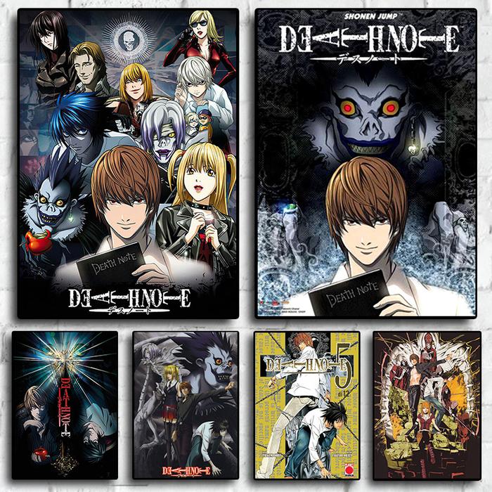 Japan anime DEATH NOTE Kawaii Poster For Living Room Wall Decor Home