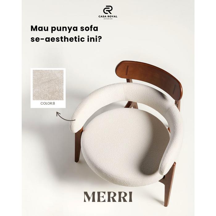 MERRI Kain Sofa / Kain Interior/Kain Polos Bludru/Kain Bludru/Kain Sofa Meteran,Cocok Untuk Semua Fu