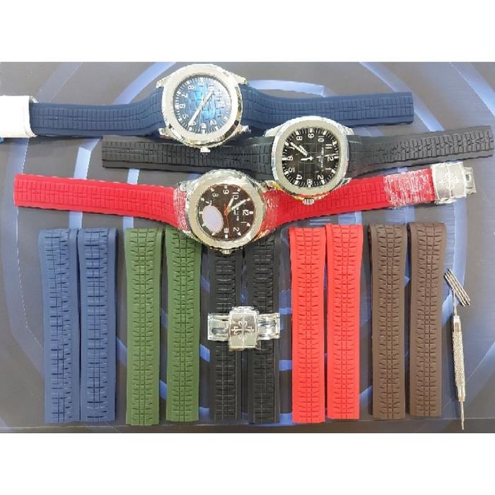 NEW Tali jam patek philip Aquanut karet 20mm/21mm