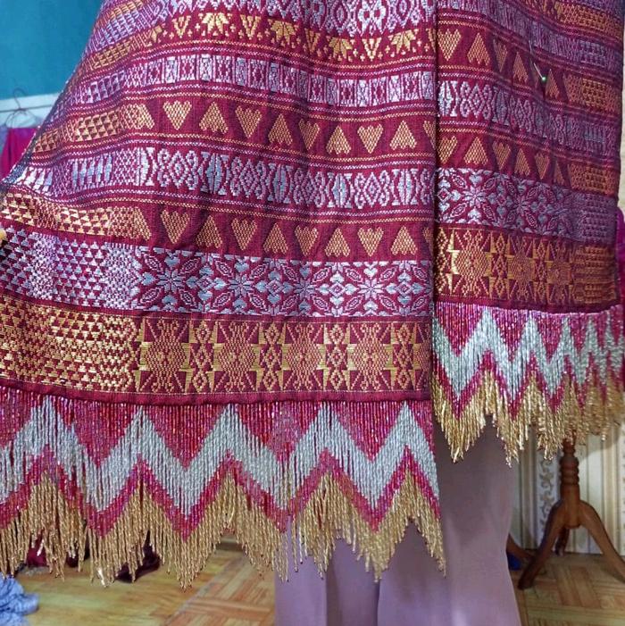 ronce selendang songket pernikahan batakm