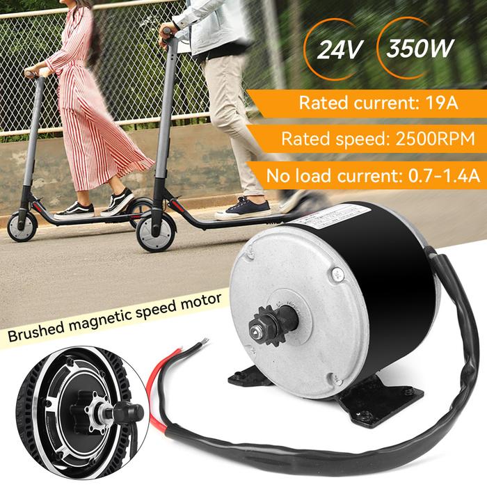 High Torque 24V 350W DC Micro Brushless Motor Permanent Magnet Highspeed Motor Electric 11 Gear Gene