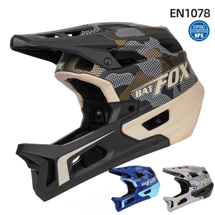 BATFOX New Full face downhill helmet aldult MTB DH Cycling Helmet