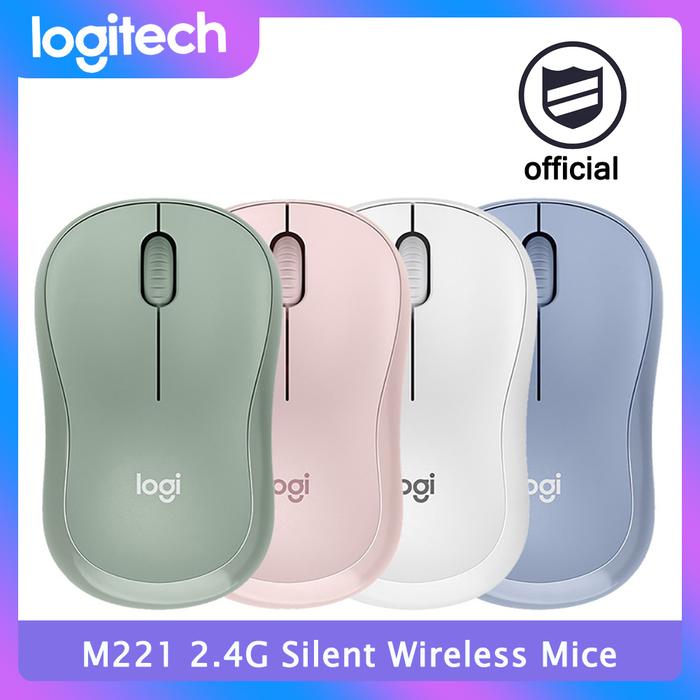 Logitech M221 2.4G USB Silent Mouse 1000dpi 3 Buttons Optical