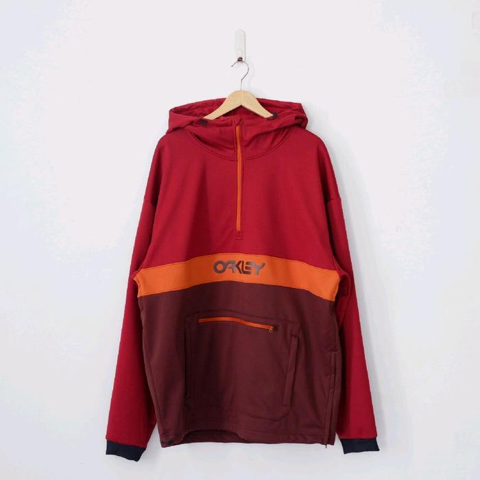 Jaket Pria Oak-ley Men Tnp Nose Grab Softshell Hoodie