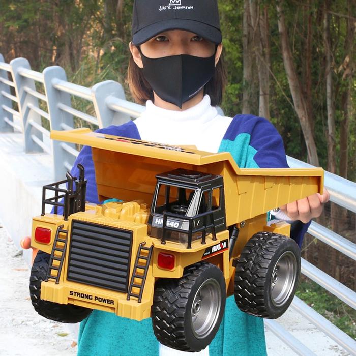 {Russian Warehouse}HUINA RC CAR Excavator Dumper Truck Caterpillar