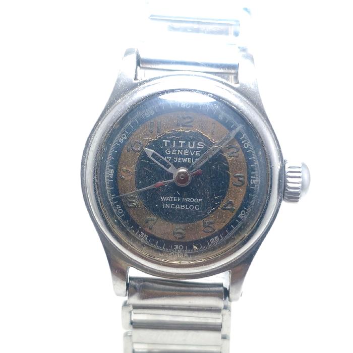 TITUS GENEVE INCABLOC. Swiss Manual Winding.  Ukuran Cewe.  Imud Dan Lucu