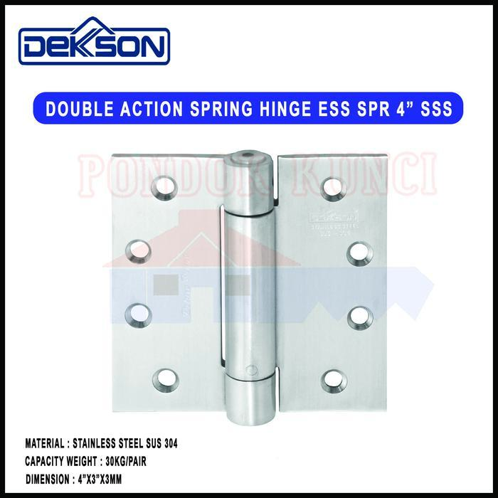 Engsel Spring Dekson 4" ESS SPR 4x3x3mm SSS SUS 304 Engsel Doorcloser