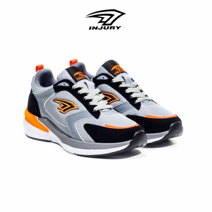 Injury - Sepatu Running Pria Wanita Sepatu Sneakers Injury Everest Abu Oren