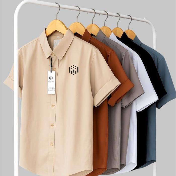 Kemaja Slim fit terbaru bahan twill premium