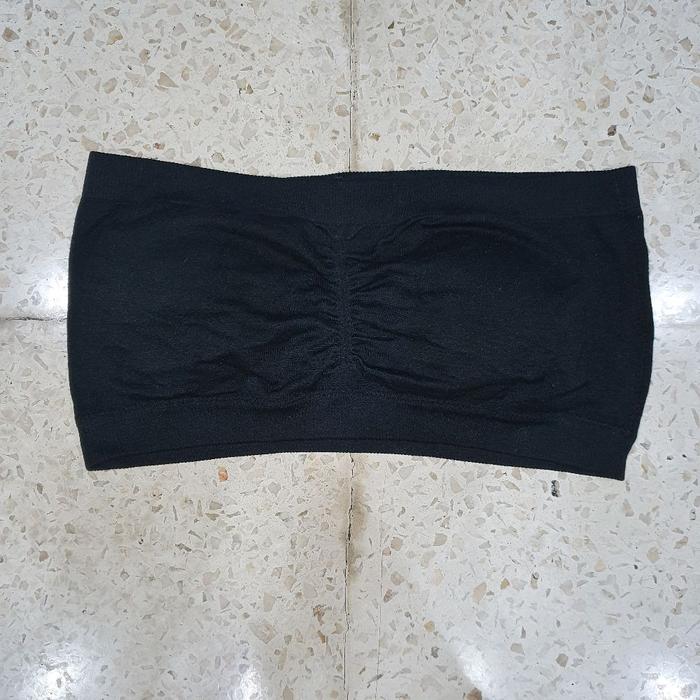 AK atasan inner wanita sorella hitam prelove preloved second pakaian cewek Kemben Katun