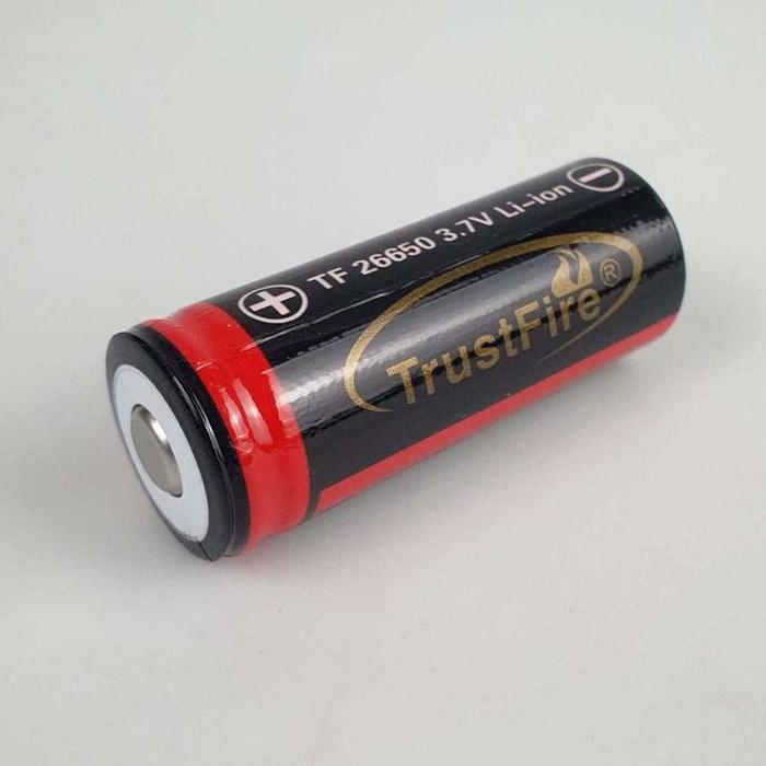 Baterai Li-ion 26650 5000 mAh 3.7V Button Top