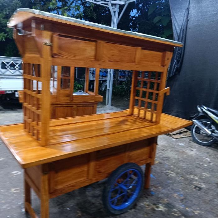 Gerobak Angkring Jepang dengan Roda Gratis Ongkir Desain Unik dan Tahan Lama untuk Usaha Anda