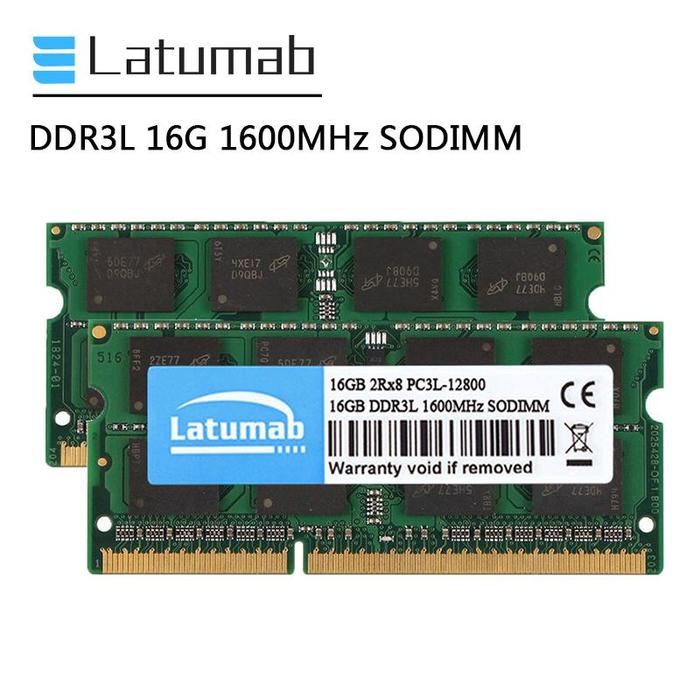 Latumab RAM DDR3 DDR3L 16GB 32GB 1600 1866MHz Laptop Memory