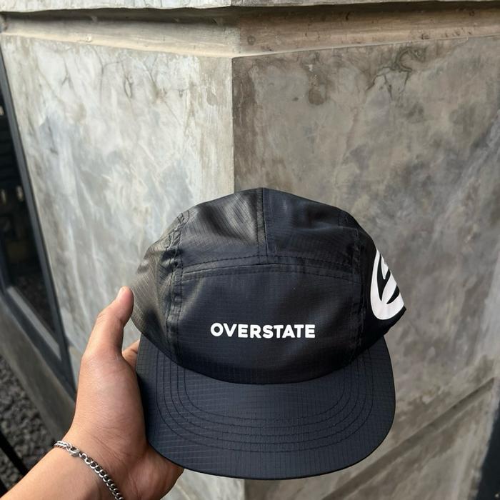 OVERSTATE - Topi Snapback 5 Panel Seri - Bahan Ripstop Water Proff Premium Original