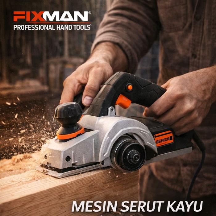 Fixman Mesin Serut Kayu/Industrial Wood Planner Kayu 600 Watt FM701600